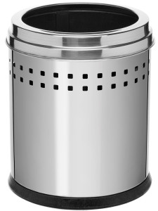 Ведро для мусора  без крышки Lupus 5L Chrome NAVAKO