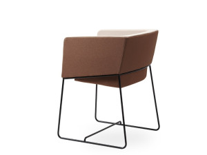 Сани кресло с подлокотниками