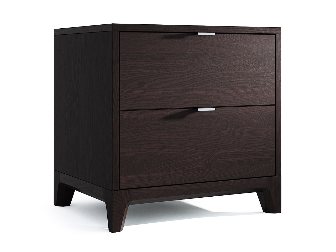 Прикроватная тумбочка дизайнерская венге Case THE IDEA  210308 Венге  - Вид №1