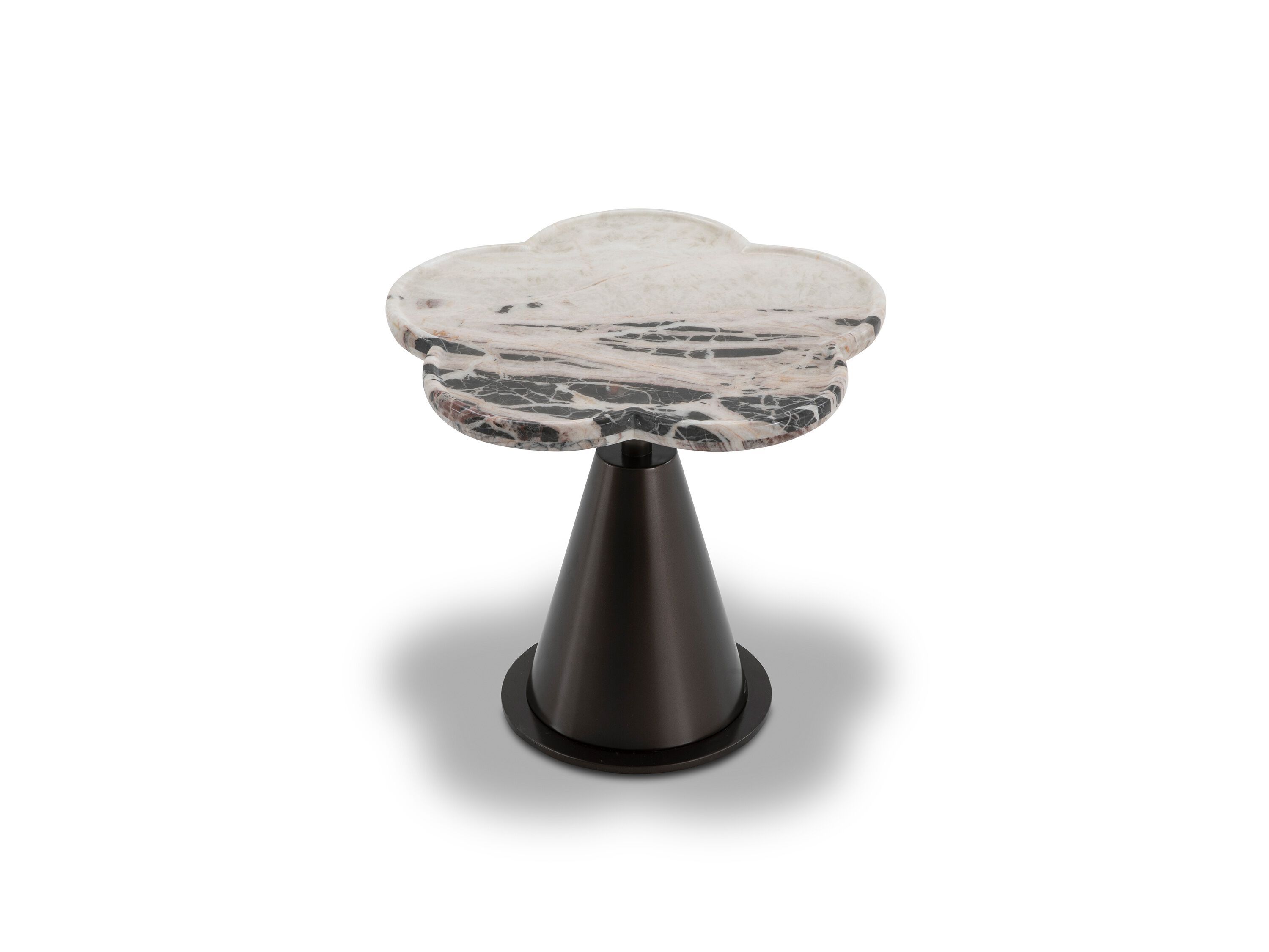 Журнальный столик из мрамора и нержавеющей стали с центральным основанием CAMPO DE' FIORI ASCT693 ARCH-00031182 - Вид №1