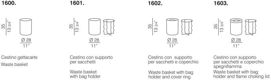 REXITE Контейнер для макулатуры из нержавеющей стали Nox sun-id-1472276 - Вид №4