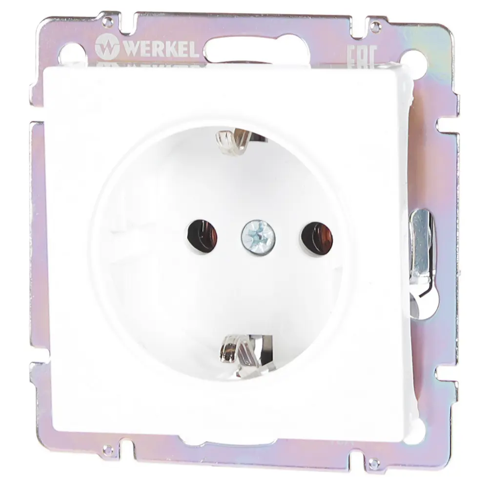 Розетка Werkel с заземлением для внутреннего монтажа 17782029 Встраиваемые механизмы STLM-0008594 - Вид №2