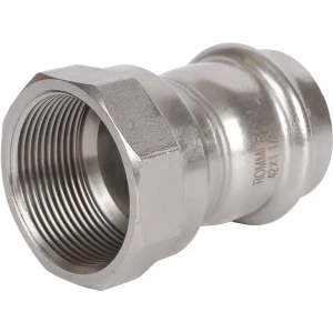 Муфта переходная Rommer 1 1/2"x42 мм ВПр-ВР нержавеющая сталь