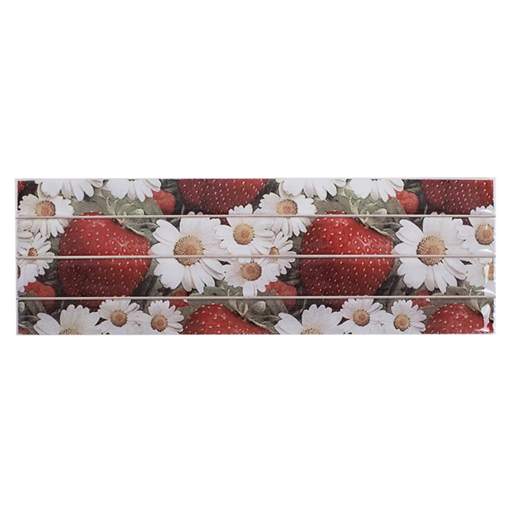 Бордюр Deli клубника, 13x40 см 13688940 STLM-2016098 Santreyd 