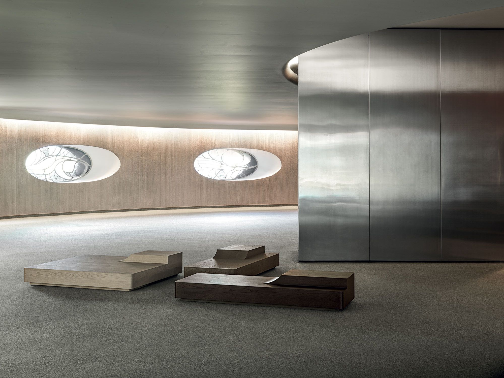 Прямоугольный журнальный столик из шпона Frigerio ANDOREA ARCH-00051806 - Вид №3