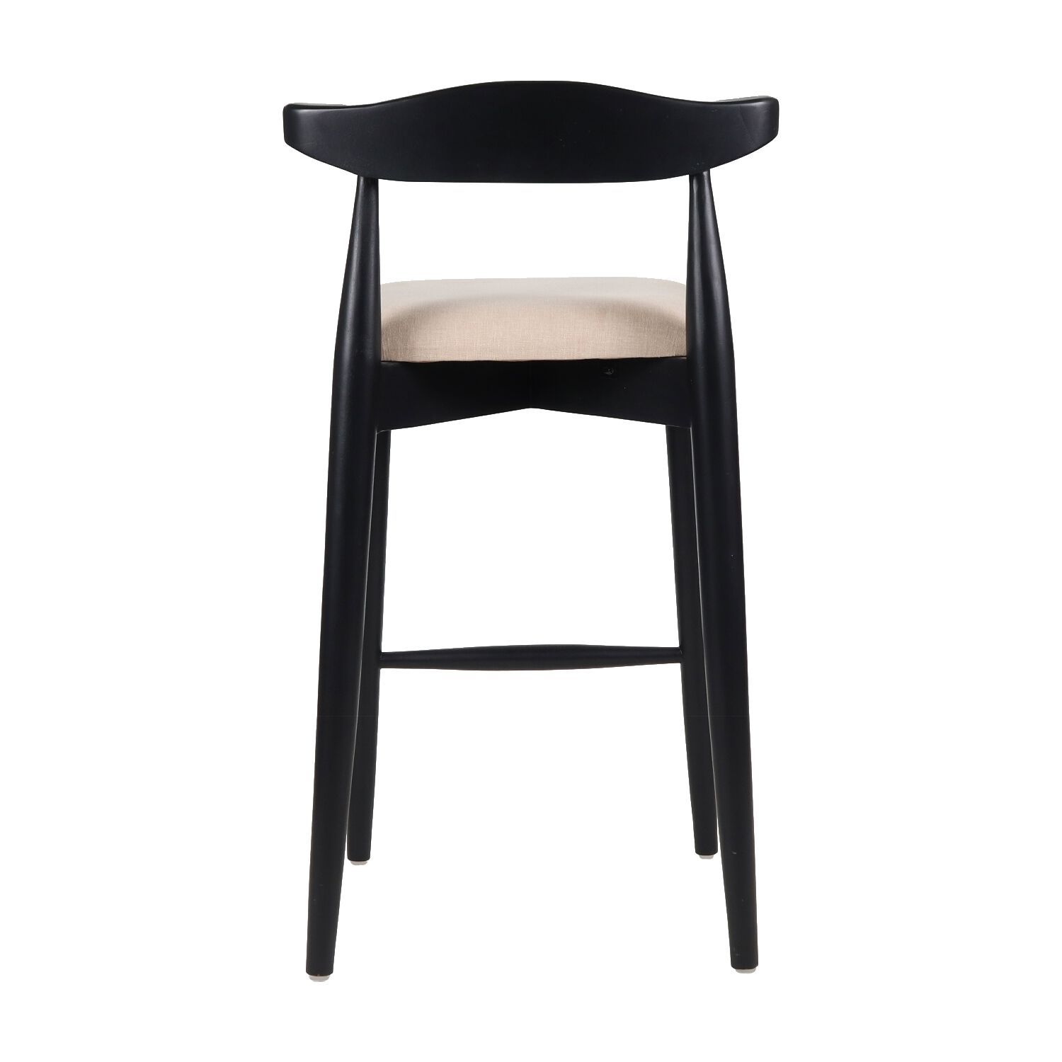 Высокий стул из акации с мягким сиденьем POMAX Madela ARCH-00090445 - Вид №3