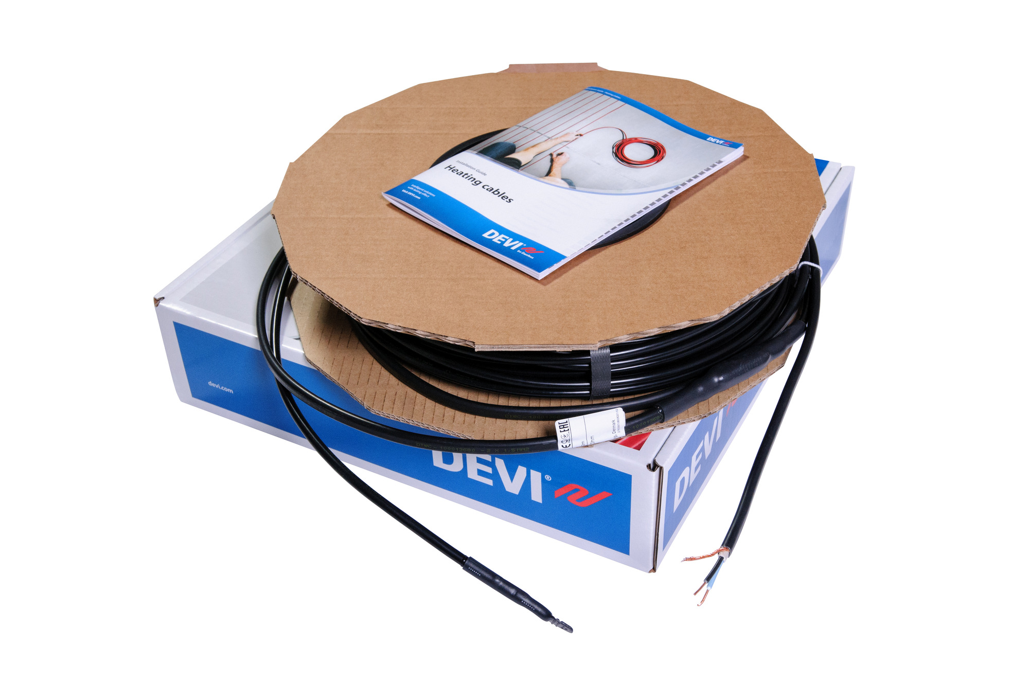 Danfoss DEVIsafe™ 20T — двухжильный нагревательный кабель для системы антиобледенения и "теплый пол" DEVIsafe 20T кабель 505Вт 230В 25м 140F1276  - Вид №14