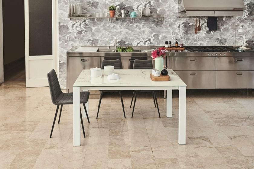 Midj Раздвижной прямоугольный стол из стали и дерева sun-id-1490826 - Вид №7