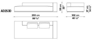 B&B Italia Диван-кресло из ткани Andy '13 sun-id-1399070 - Вид №15