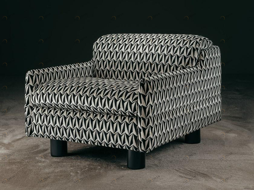 GIOPAGANI Кресло из ткани с подлокотниками Helter skelter sun-id-1399958