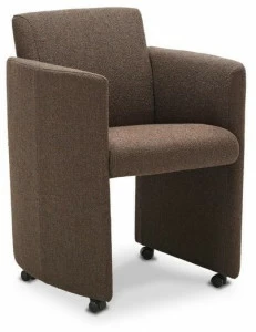 JORI Мягкое кресло с подлокотниками на колесиках