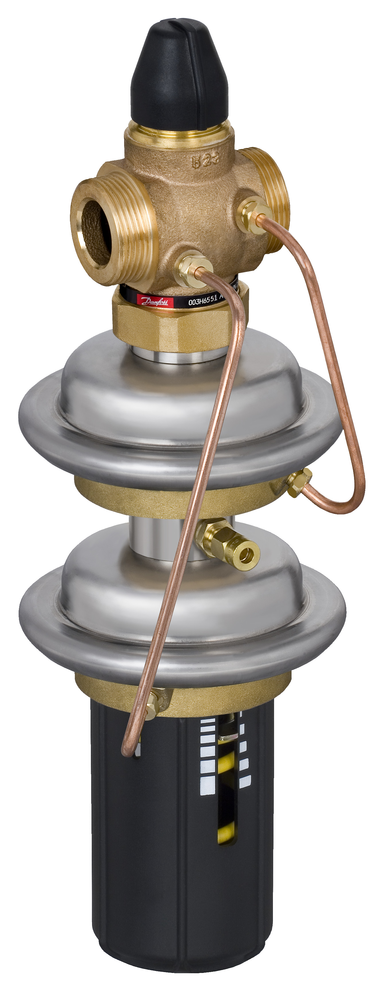 Danfoss Регулятор перепада давления AVPQ для монтажа на подающем трубопроводе РПД AVPQ 4PN25 20/6,3/0,2-1,0/0,2/резьб. 003H6550  - Вид №5