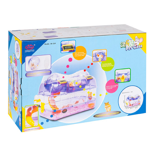 УТ0009550 Клетка для грызунов для хомяков 39х25х27см Kredo  - Вид №2