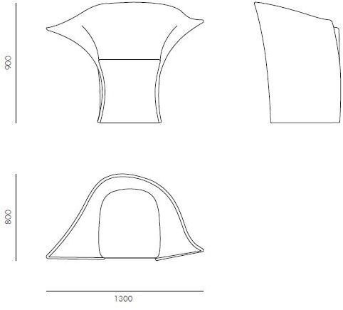 Novamobili Мягкое кресло с подлокотниками sun-id-1446296 - Вид №4