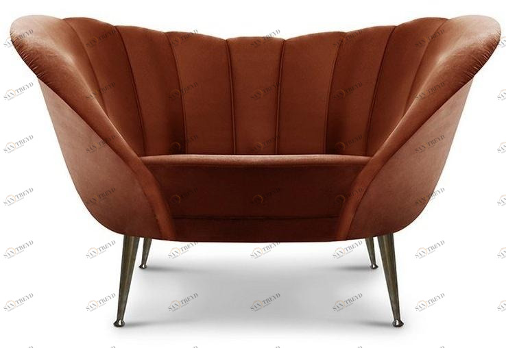 BRABBU Бархатное кресло sun-id-1401770