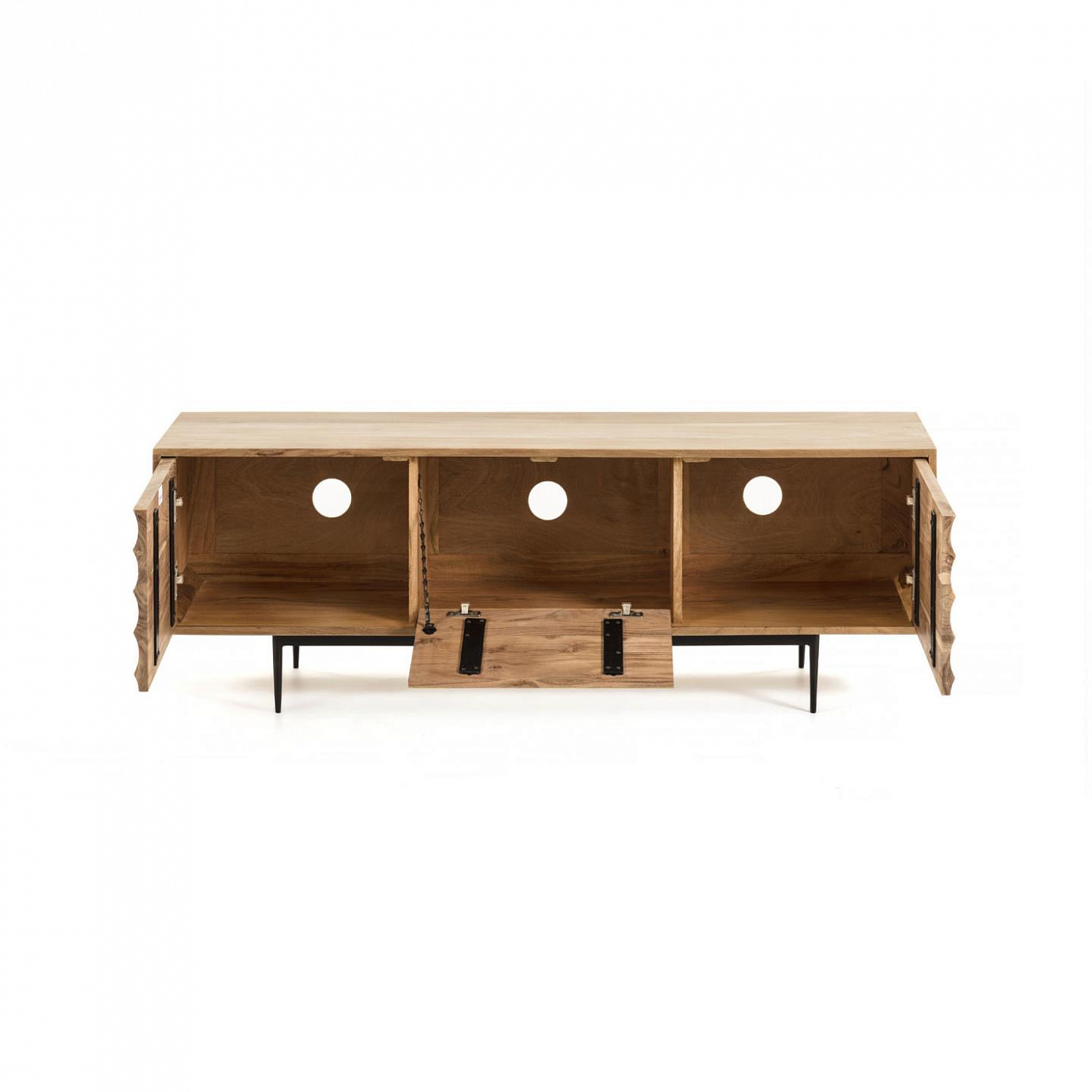 071795 Тумба под ТВ 147x50 акация La Forma Delsie  - Вид №7