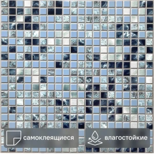 Листовая панель ПВХ Океан синий 480x480x3 мм 0.23 м²