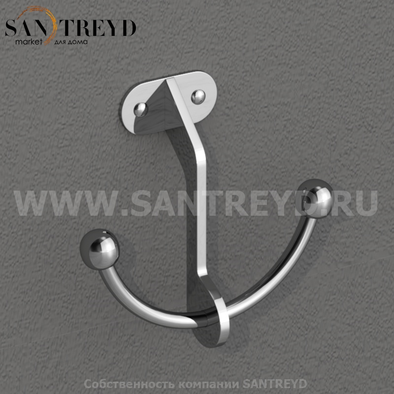 742490 Крючок, цвет Хромированный Kerasan ACCESSORIES Италия 