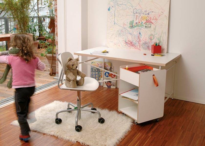 Richard Lampert Деревянный лакированный комод на колесиках sun-id-1497659 - Вид №4