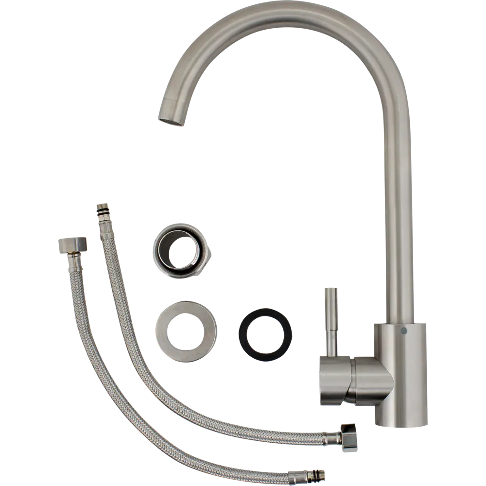 Смеситель для кухни Osgard Gron 36.5 см цвет никель STLM-2142245 - Вид №1