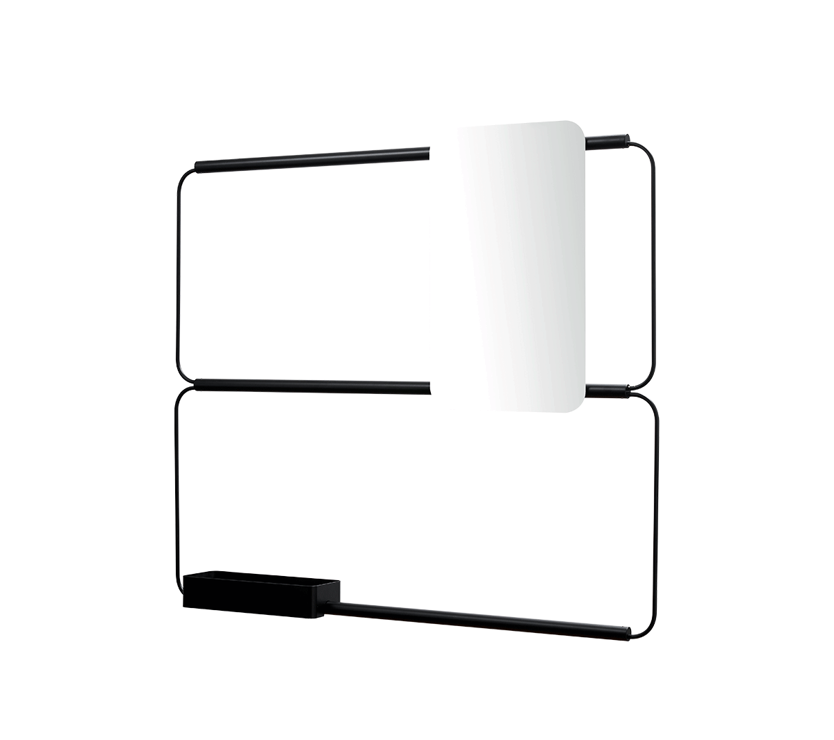 Ex.T Nudo Подвесная или настенная модульная система nudo-nero_4 - Вид №1