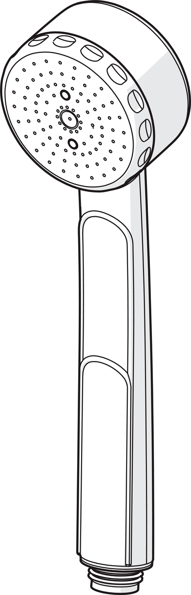 Oras 242068-11 Ручной душ 242068-11 Apollo Белый  - Вид №1