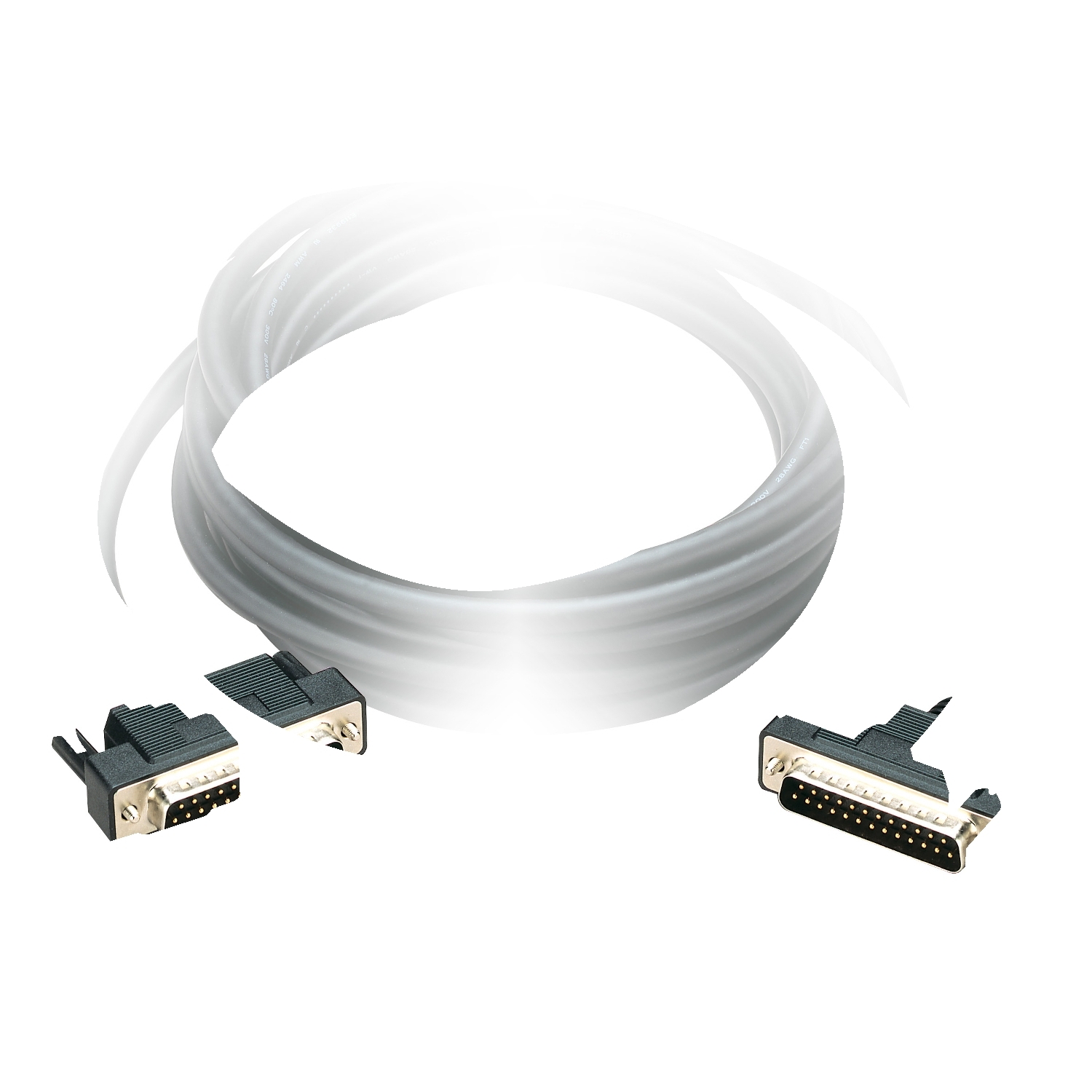 XBTZ918 КАБЕЛЬ UTW: SCM21_6/SCY21600<->CCX17/XBT, 2,5M Schneider Electric Графические панели 