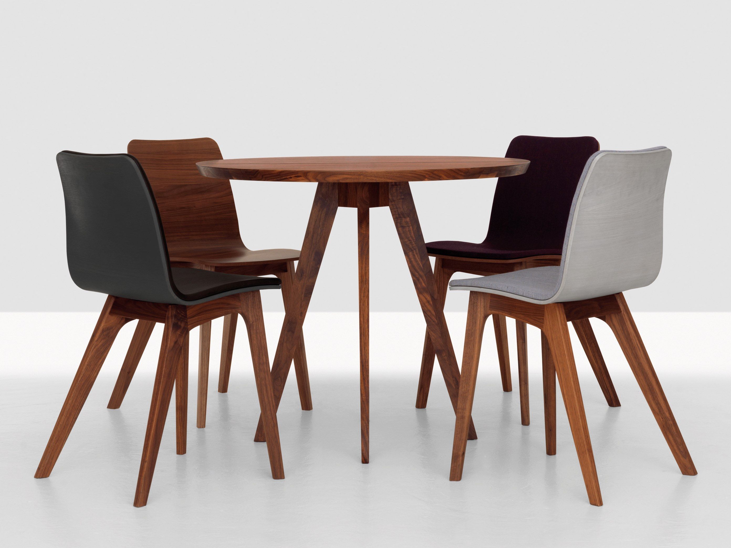 Круглый обеденный стол из массива дерева ZEITRAUM ужин ARCH-00076024 - Вид №4