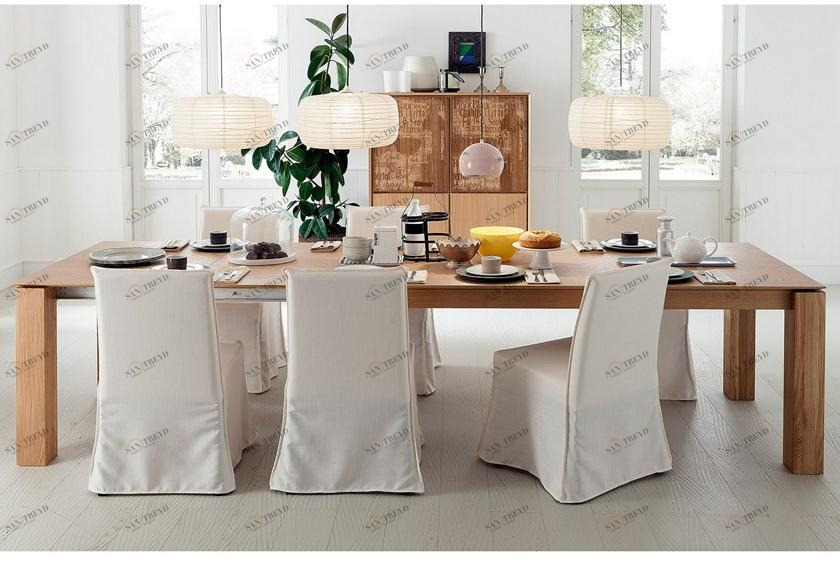 AltaCorte Раздвижной обеденный стол из массива дерева Ecolab 2 Lb-ta850535