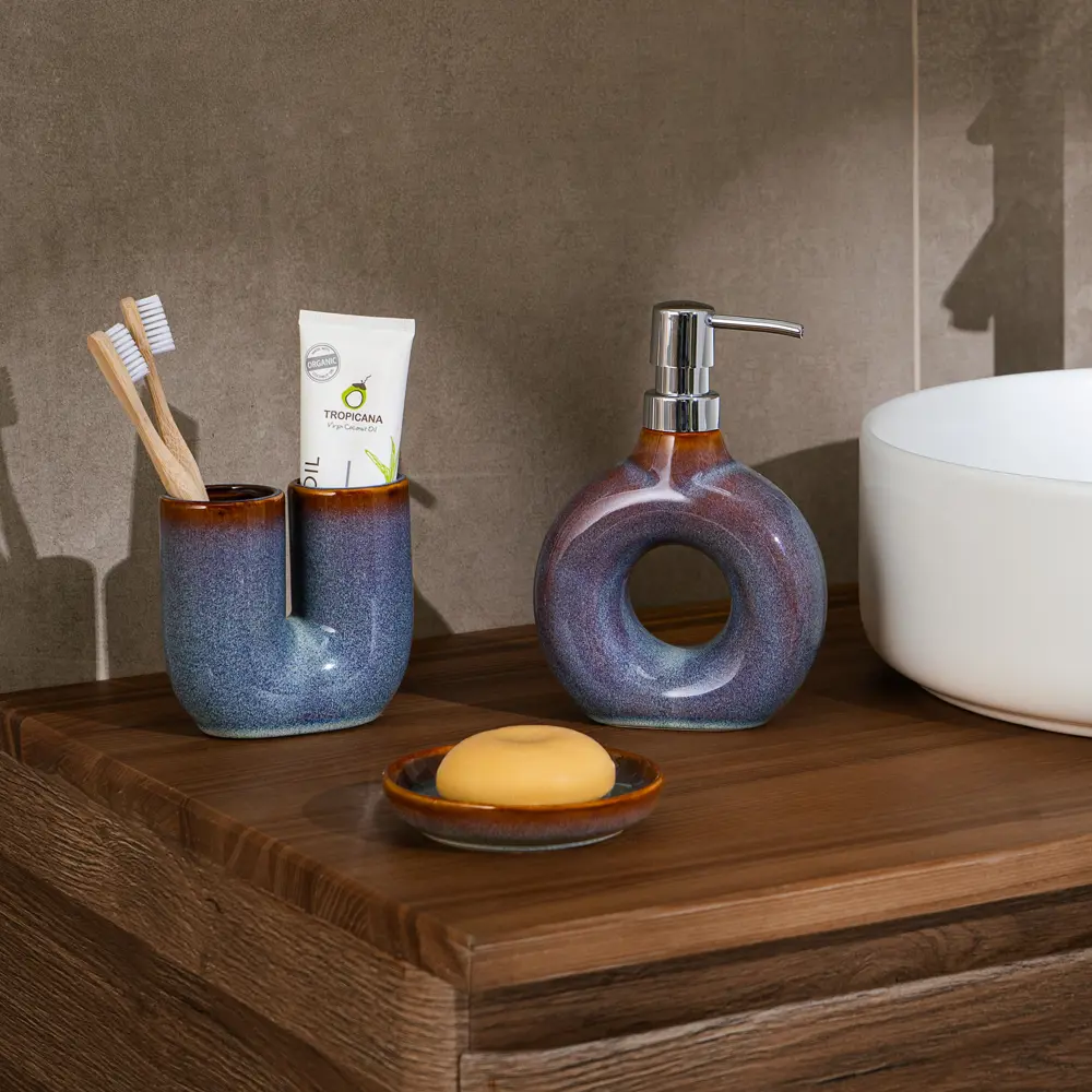 Керамическая мыльница Verran Omega в синем цвете 89384121 STLM-1569652 - Вид №6