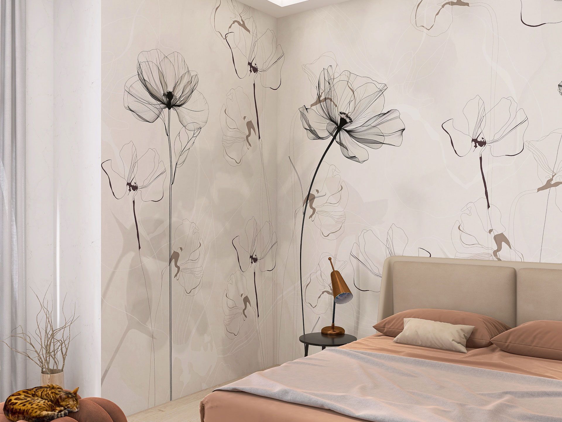 Обои с цветочными мотивами Rimura 2025 ARCH-00143180