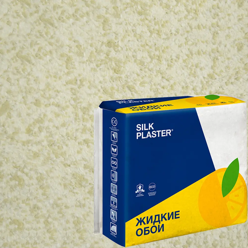 Жидкие обои Silk Plaster Absolute А208 0.7 кг цвет фисташковый пастельный 82736070 STLM-2198371 