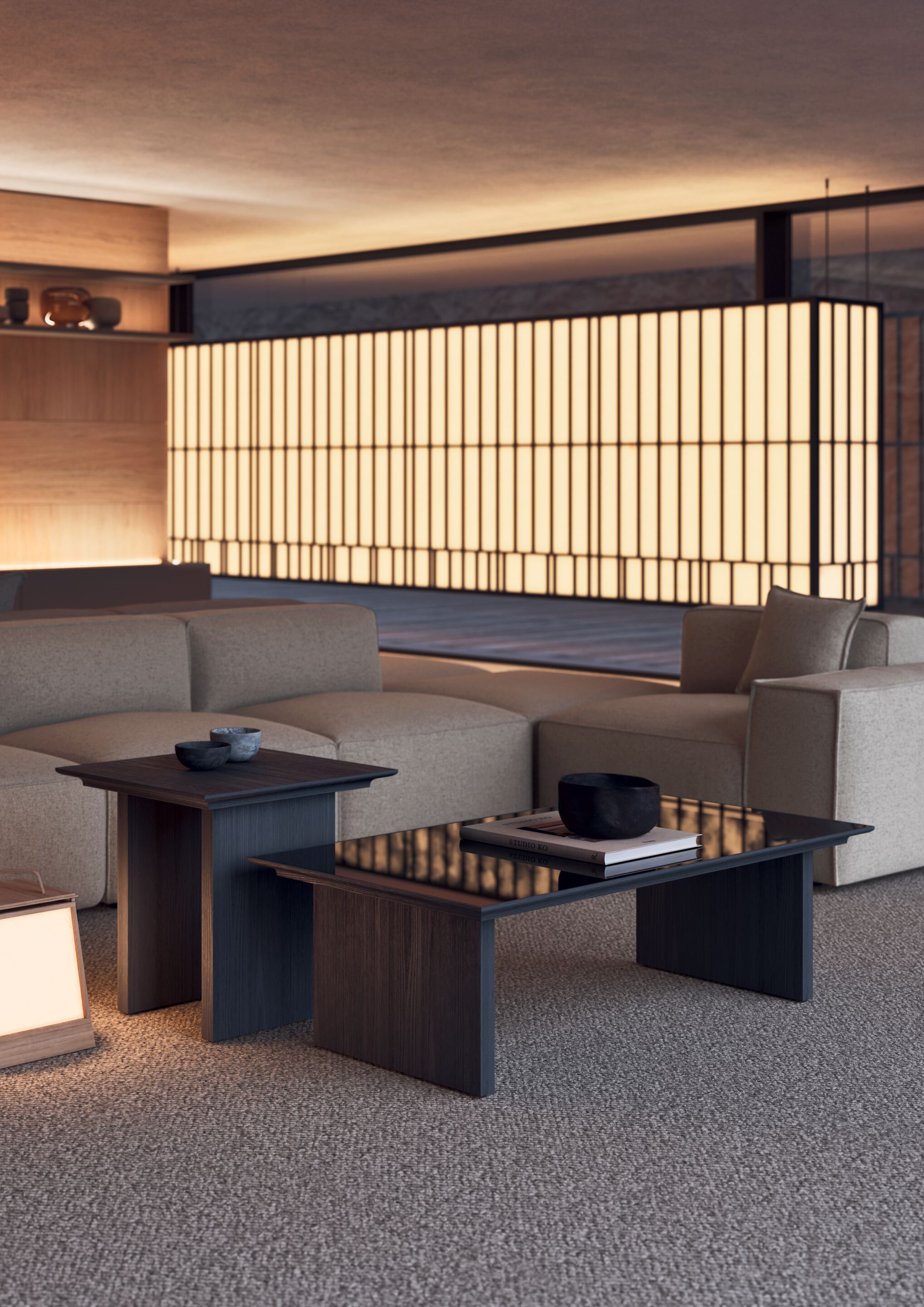 Деревянный журнальный столик для гостиной Kico Living Complements ARCH-00055514 - Вид №1