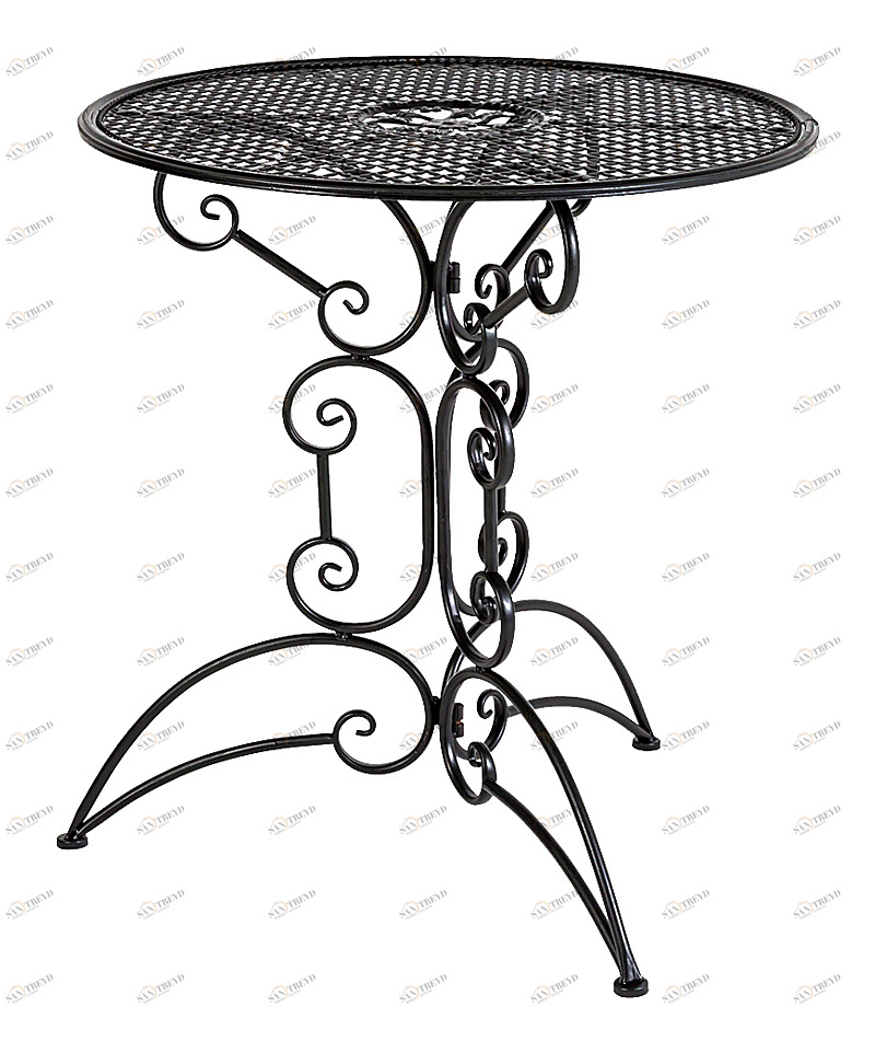 Складной столик кофейный черный антик "Берси" BYOBJECT  009342 Черный Object Desire 