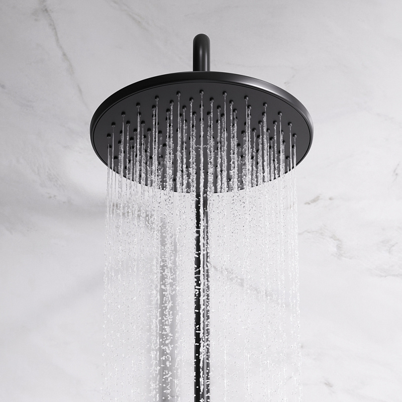 F42890A24 набор 2в1: см-ль д/душа верхний душ d 220 мм ручн.душ 110 мм 1 ф-ция душевая штанг AM.PM Gem - Вид №3