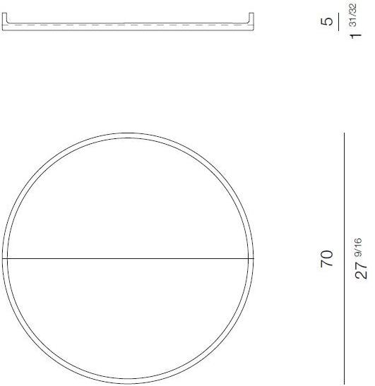 ROSSATO ARREDAMENTI Круглое настенное зеркало из мрамора Home Rhc-14 - Вид №4