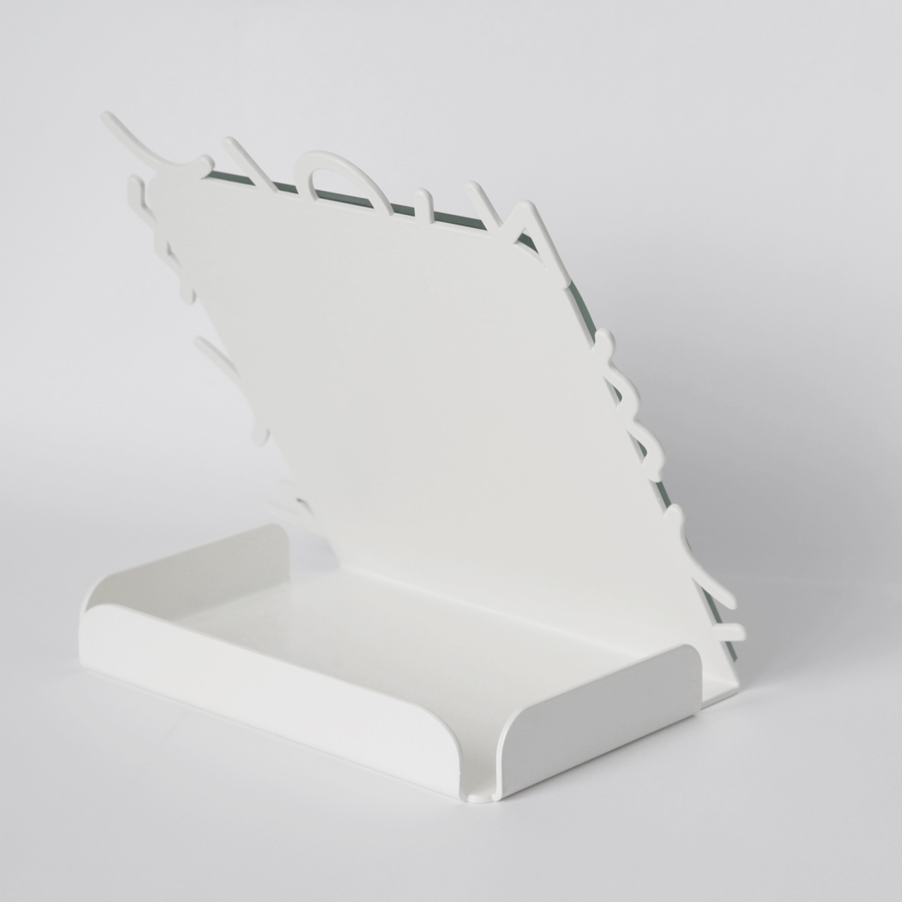 Зеркало настольное с подставкой белое Milano 80 BONESSI ДИЗАЙНЕРСКИЕ 081627 Белый  - Вид №2