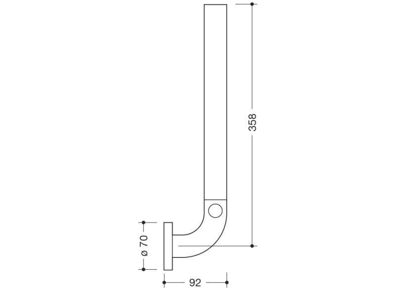 801.21B203 запасной держатель бумаги HEWI Edition matt | Polyamid  - Вид №5