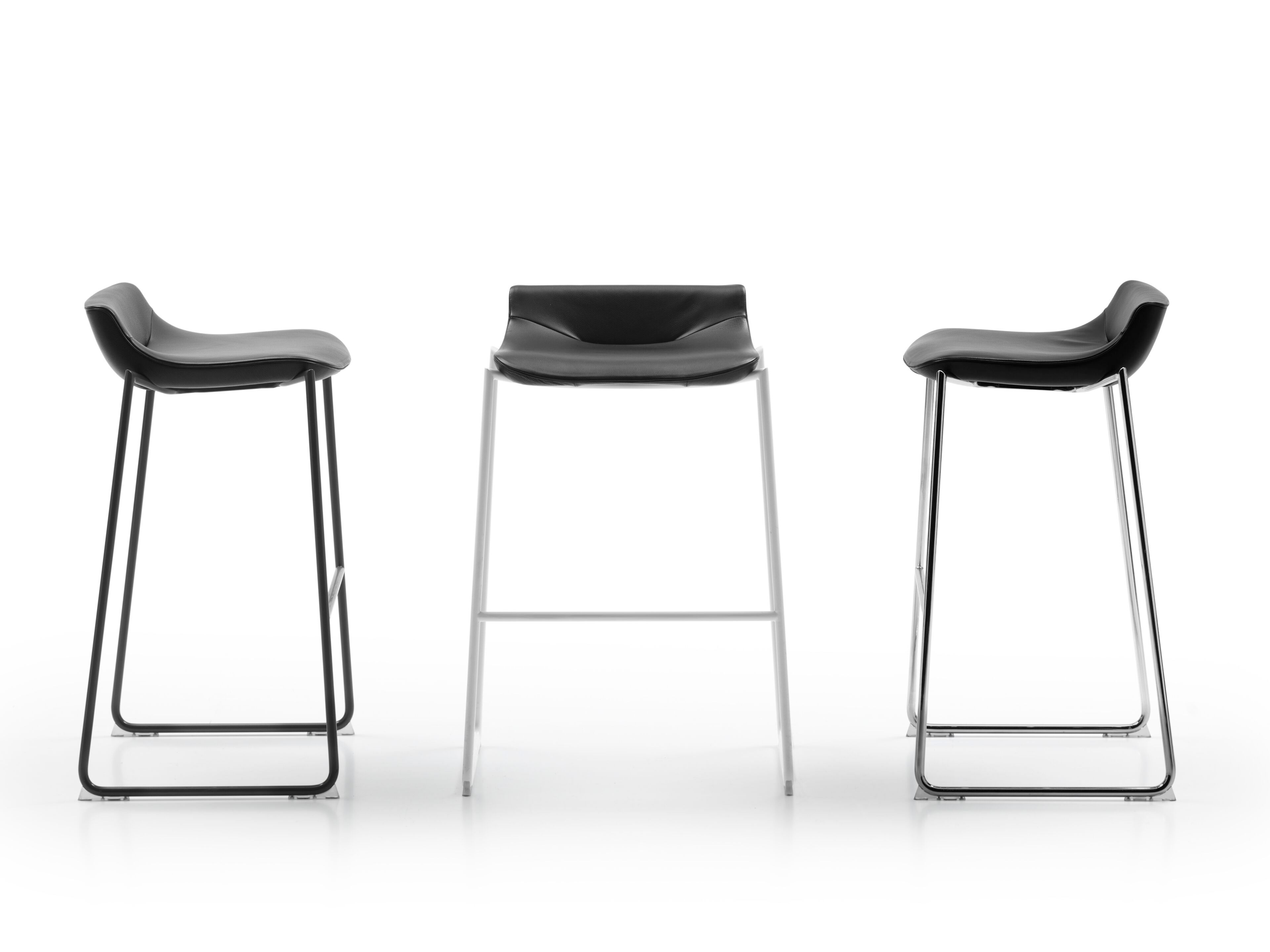 Высокий табурет из кожи и металла de Sede DS-717 ARCH-00041732 - Вид №1