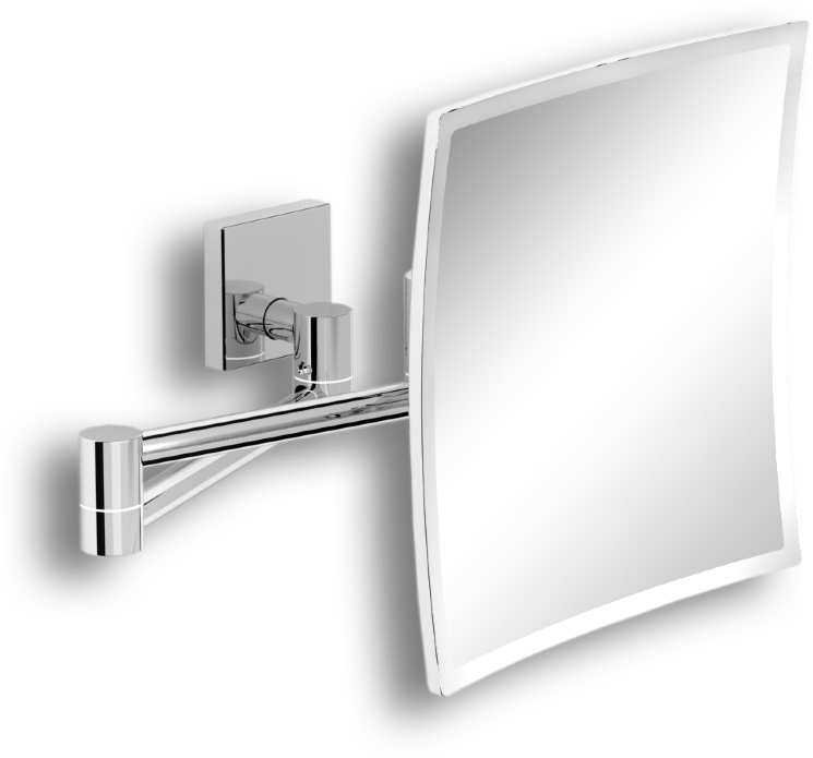 75485 Зеркало подвесное поворотное пятикратное увеличение без подсветки цвет хром LANGBERGER VICO