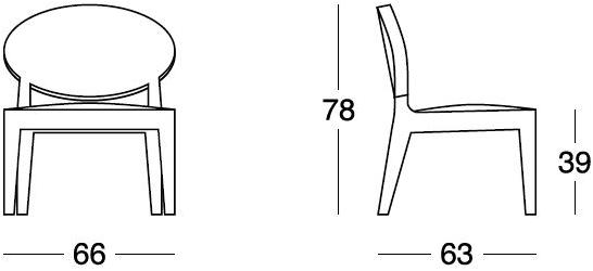 Longhi Кресло Medallion из кожи Loveluxe X 605 - Вид №4