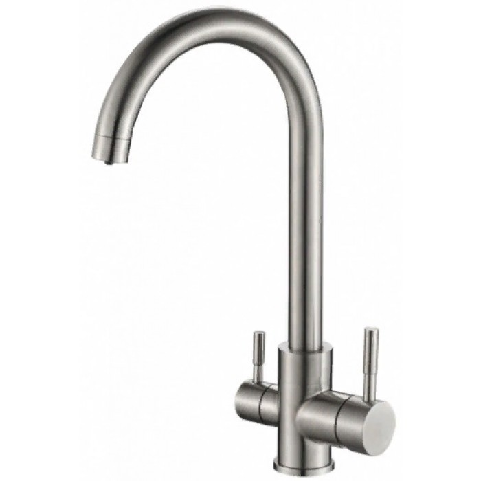 Steel Hammer SH 713 INOX Смеситель для кухни Zorg 382x273  - Вид №1