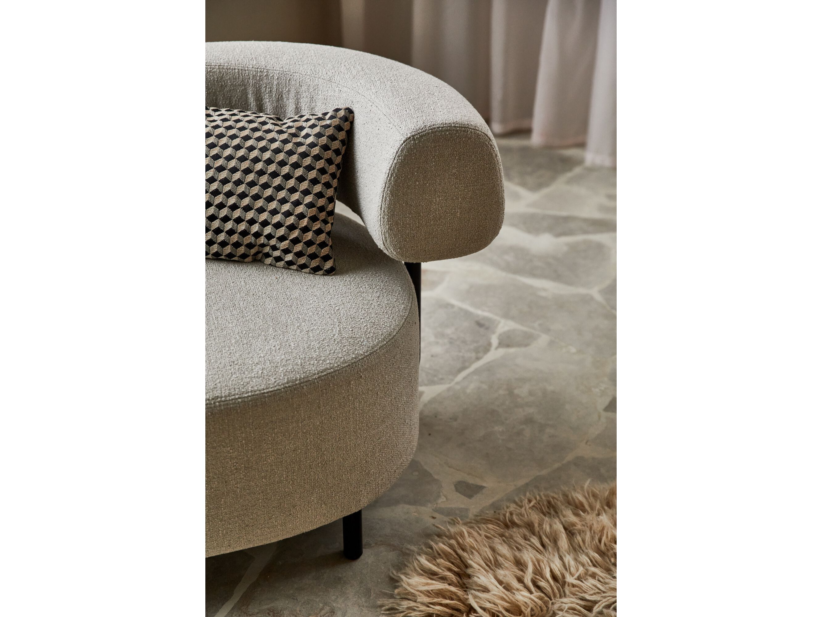 Тканевое кресло с подлокотниками more Oso ARCH-00115296 - Вид №2