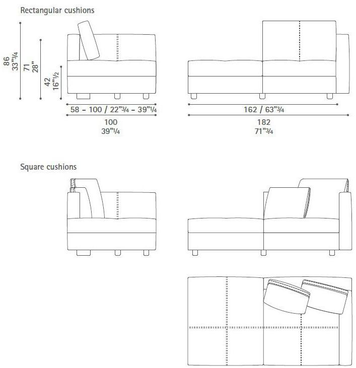Poltrona Frau Модульный диван La collezione - divani e poltrone sun-id-1459157 - Вид №16