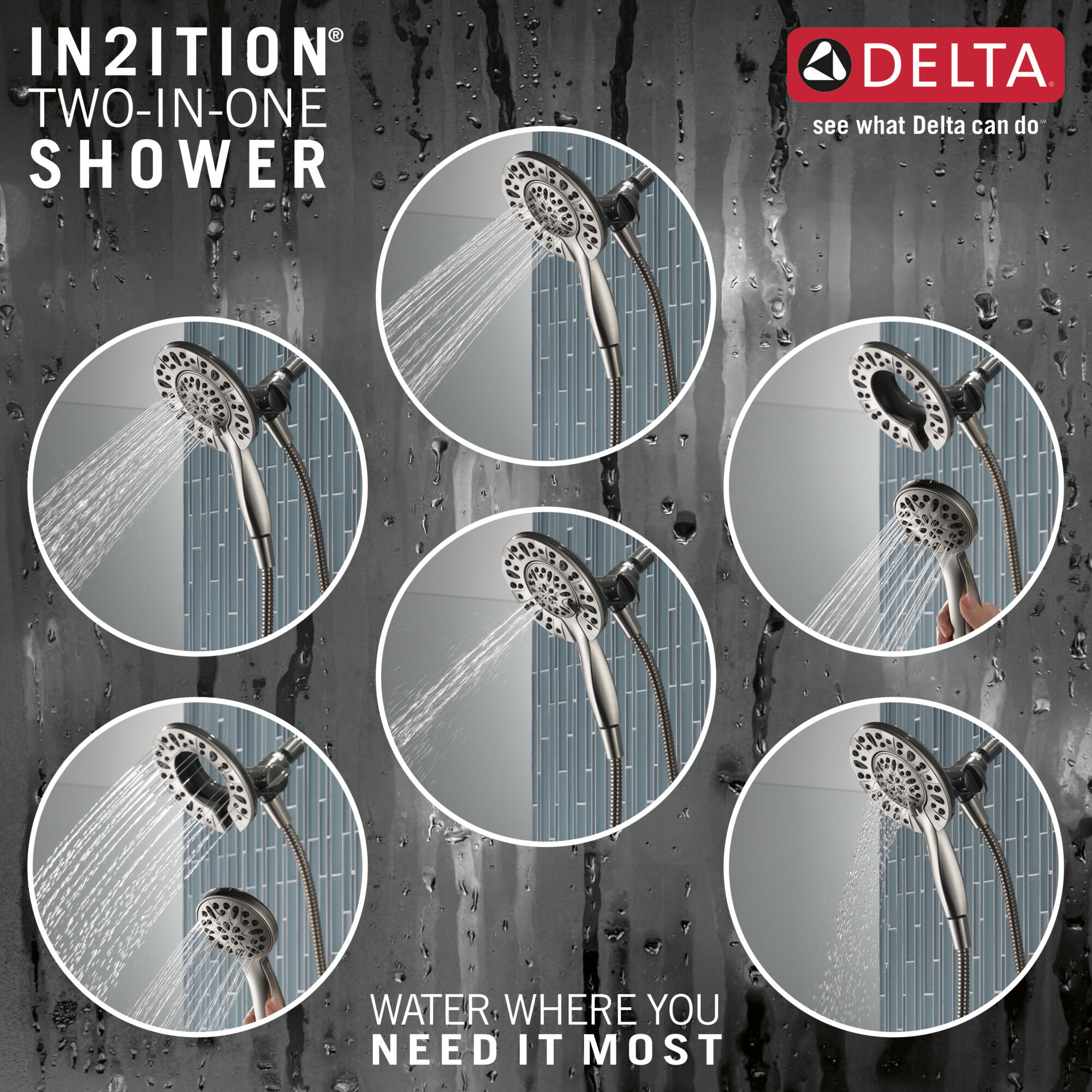 Ванна и душ Monitor® серии 14 с In2ition® Delta Faucet 144890-SP-I - Вид №2