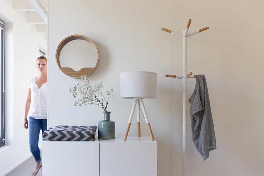 Вешалка Wooden Tip белая Zuiver 9000156 - Вид №1