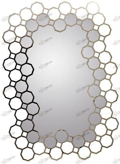 VOLPI Металлическое зеркало в настенной раме Luigi volpi Lv-51001.r