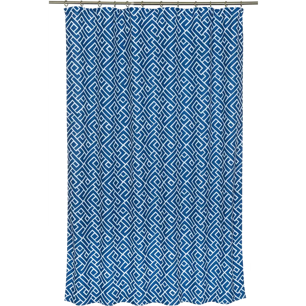 Штора на ленте «Геометрия», 145х180 см, цвет синий 82009021 STLM-2072485 SEASONS 