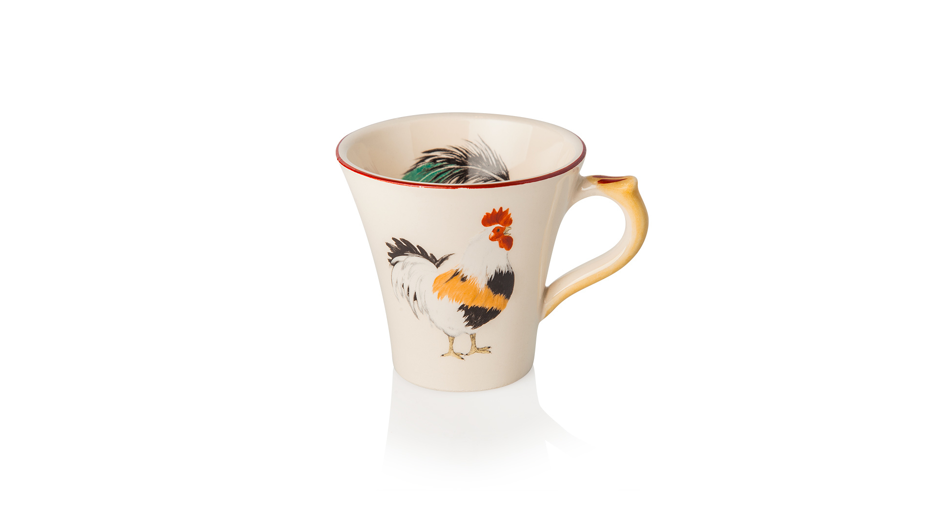 1047673 Niderviller Чашка кофейная с блюдцем 50мл "Нормандский двор" Фаянс  - Вид №1