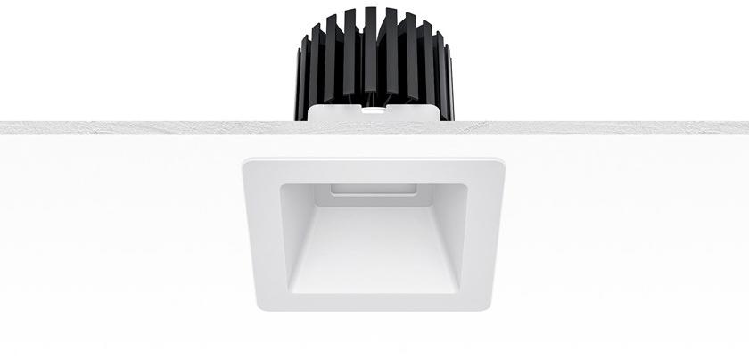 INDELAGUE | ROXO Lighting Квадратный встраиваемый светодиодный точечный светильник Vega sun-id-1463860 - Вид №2